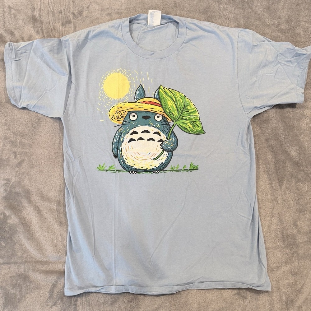 Lot of 10 Anime Graphic Tees Mens Size M One Piece Totoro Pokemon Naruto Avatar - Picture 10 of 15